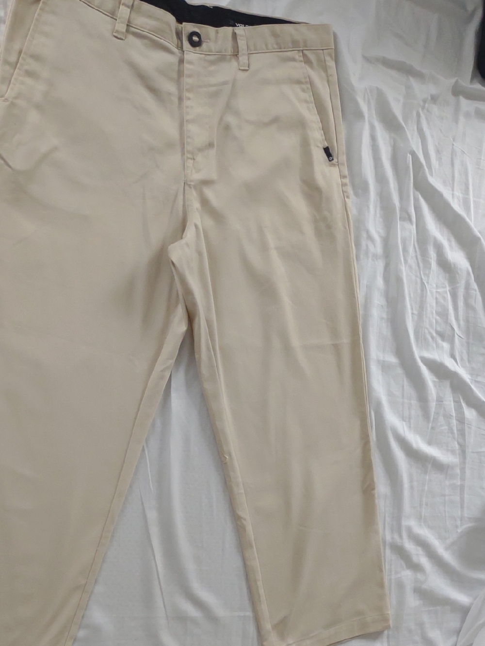 Volcom Mens Beige Chino Pants